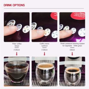 Reusable Coffee Capsule, Stainless Steel Capsule for K-Fee Caffitaly Cafissmo with Plastic Spoon Cleaning Brush-B0BWRPVPGD