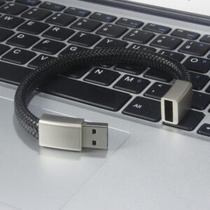 Bracelet USB Flash Drive Black Wristband Pen Drive Creative Gifts Memory Stick Water Proof External Storage (4GB)-B0CTL1TK89