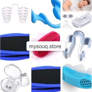 61SdbKcrqIL._AC_SL1500_ 4 PC - Prevent SnoringNose Congestion Help SleepSnoring DeviceNose Breathing Relieve SnoringAid Nasal Congestion Clip Cure Snoring Tool (White, Mixed Size)-B0DY6R53N1