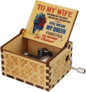 zhangtony You Are My Sunshine Wood Music Box-B08HMT2STD