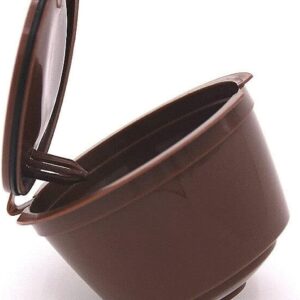 61VC0KM-s3L._AC_SL1477_ 1 Pcs With Plastic Spoon & Cleaning Bruch - Coffee Filters - For the Dulce Gusto Plastic Reusable Coffee Capsules Compatible with the Dolce Gusto Discreet Cup Refill, Use 250 Times-B0C4JW28SY