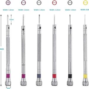 61VvVV2R2xL._AC_SX425_ 6PCS Micro Precision Screwdriver Set, Premium Screwdriver Kit 0.8-1.8mm, for Watch Repair, Eyeglasses Repair, Jewelry Work, Electronics Repair-B0CTRRQQVH