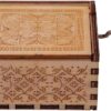 CSTE INTERNATIONAL La Casa De Papel Print Bella Music Ciao Box Wooden Engraved Vintage Musical Box Gifts Colorful, Multicolor-B08X1NW7PD
