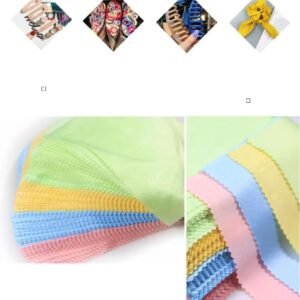 61XevKXInUL._AC_SL1220_ Small Glasses Clean Cloth, Lens Clean Cloth for Lenses, Glasses, Screens, Cameras, Phone Screen i-Pad, i-Phone, Eyeglasses Mixed Colored 14 * 10Cm (50)-B0DVR41BPY