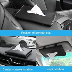 61Z1u-4fsxL._AC_SX569_ 1Pcs Leather Sun Visor Napkin Box Holder Hanging Car Mask Holder Shading Tissue Case Organizer Auto Storage Decoration Craft-B0B4WNG43C