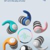 1 Pair Triple Layer Silicone Noise Cancelling Earplugs Suitable for Sleep Swimming Waterproof Noise Filter Creating Random Color-B0DWVB6X7S