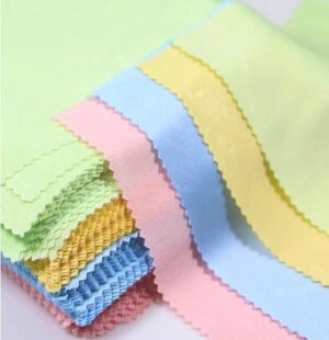 Small Glasses Clean Cloth, Lens Clean Cloth for Lenses, Glasses, Screens, Cameras, Phone Screen i-Pad, i-Phone, Eyeglasses Mixed Colored 14 * 10Cm (25)-B0DVR2QQG8