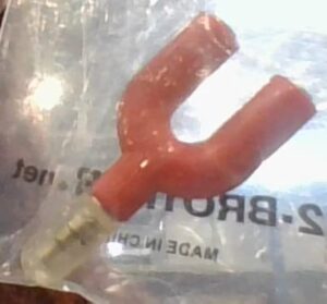 1Pic - U Shaped 3.5mm Stereo Audio Earphone Mic Splitter Adapter Highly Practical - Black-B0DVLSSTH9