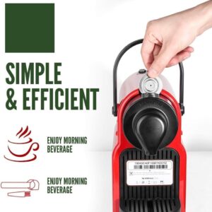 [2 Cpsuls Stainless ] For Reusable Coffee Capsule Stainless Steel Rich Crema Espresso Refillable Filters Pod Fit Inissia Pixie Essenza Mini-B0CTFTCZ37