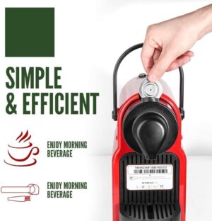 [2 Cpsuls Stainless ] For Reusable Coffee Capsule Stainless Steel Rich Crema Espresso Refillable Filters Pod Fit Inissia Pixie Essenza Mini-B0CTFTCZ37