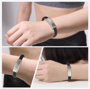 Bracelet USB Flash Drive Black Wristband Pen Drive Creative Gifts Memory Stick Water Proof External Storage (4GB)-B0CTL1TK89