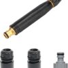 MySouq.Store Garden Hose Pipe Spray Gun Starter Set, Alloy High Pressure Hose Watering Nozzle Gun with Hose End Quick Connector, Threaded Tap Adapter Hose Fitting for Car Washing, Garden Irrigation-B0DWB7VNDV