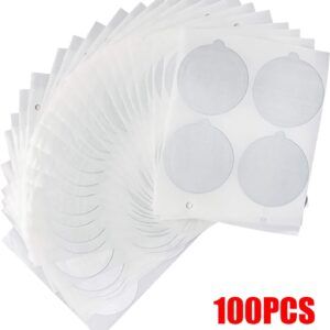 61dSlIFCwdL._AC_SL1500_ Blingbin Capsules Cup Film, 100pcs Stickers Self Adhesive Aluminum Foil Lids Coffee Capsule Cup Sealed Film-B095CQLLQB