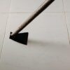 Hardened Black Steel Axe or Mankara with Wood Handed for Soil Drilling - منقرة حدائق او فاس صغير لصيانة لحدائق والجناين بطول اليد الخشبية 50 سم - قد يختلف لون الحديد اللون اسود -B0DVSYMCZX