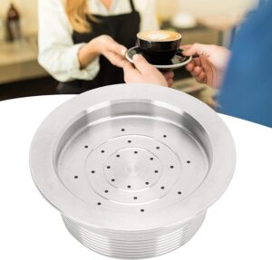 Reusable Coffee Capsule,Refillable Coffee Pods with Spoon Brush,Stainless Steel Coffee Capsule, 304 Stainless Steel Material for LAVAZZA A MODO MIO Series-B0BW9JXCNC