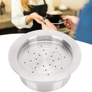 Reusable Coffee Capsule,Refillable Coffee Pods with Spoon Brush,Stainless Steel Coffee Capsule, 304 Stainless Steel Material for LAVAZZA A MODO MIO Series-B0BW9JXCNC