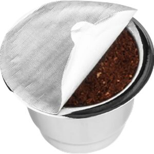 61jQ6ffcKlL._AC_SL1500_ Blingbin Capsules Cup Film, 100pcs Stickers Self Adhesive Aluminum Foil Lids Coffee Capsule Cup Sealed Film-B095CQLLQB