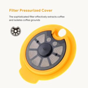 (1Pc) Reusable Coffee Capsule for Tassimo BOSCH Machine Refillable Filter Cup Pod Espresso Maker 180M-B0CC6R8G9R