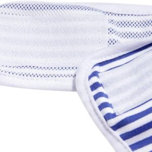 [1 Pcs] Female Dog Shorts Panties Menstruation Underwear Briefs Jumpsuit Pet Physiological Pant Diaper Sanitary Washable Dog Pants (Blue, 2XL, 1, Piece)-B0DVMNV9PY