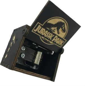 1pcs Music box Black addition Park - Music Box Hand-Cranked Music Box-B0D9ZLKPHF