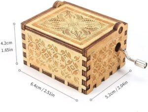 1Pcs Handy Music box Gifts for happy birthday wooden Randomly Shape (Random Color) (R)-B0DJN65ML9