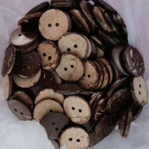 71-OJAS4UNL._AC_SL1500_ Colorful 30 pcs 17mm Wooden Sewing Buttons Wood Buttons Apparel Supplies Accessories 2-Holes Vivid (Color: 17 mm)-B0DYFCSKB8
