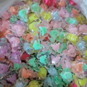 715SkESFsrL._AC_SL1500_ 100PCS Mini Acrylic Beads 15mm Beads for Jewelry Making Bracelets Necklaces Earrings Key Chains Accessories DIY Crafts Valentine Christmas Birthday Gifts Mixed Color (butterflies)-B0DFH31G7G