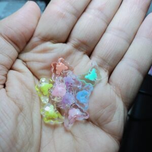716viR8+OeL._AC_SL1500_ 100PCS Mini Acrylic Beads 15mm Beads for Jewelry Making Bracelets Necklaces Earrings Key Chains Accessories DIY Crafts Valentine Christmas Birthday Gifts Mixed Color (butterflies)-B0DFH31G7G