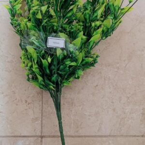 [1PCs -As Shown -18 Green Branches ] Artificial Flower DIY Wedding Colorful Flower Bouquet Plastic Plants Fake Flowers For Garden Porch Window Home Room Table Decor (TU11225)-B0DWT8788R