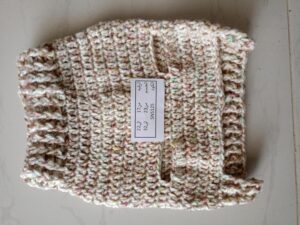 Dog and Cats HandMade Crochet Shirt [ Nick Diameter (From17~22Cm Max]- [Chest Diameter (From 23~32Cm Max) ]Winter Pet Dog Clothes Crochet a winter jacket for pets as shown Code(SN5125)-B0DSCHPW2W