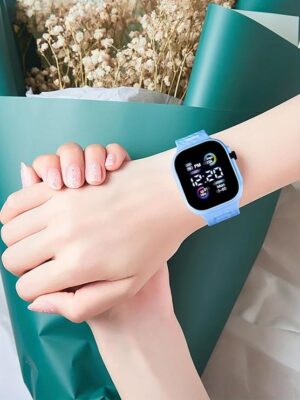 71GdE63V0QL._AC_SY741_ Led Display Digital Kids Watches Sport Boys Girls Luminous Children’s Electronic Wristwatch Students Clock Watches Relojes 2024 (Light Pink)-B0DF53V54K