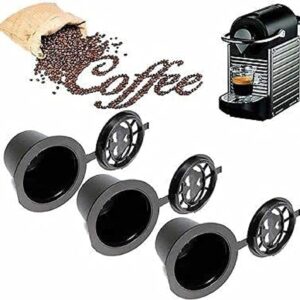 71IGssDmZBL._AC_SL1472_ 1 Pcs Refillable, Reusable Coffee Capsule Pod for Coffee Machine +Plastic Spoon +Small Bruch-B0CR7HW941