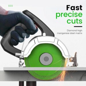 [ 1Pc ] 100mm Small Glass Cutting Disc Diamond Marble Saw Blade Ceramic Tile Jade Special Polishing Cutting Blade Sharp Brazing Grinding Disc (Purple)-B0DJ1VNLXC