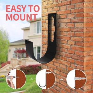 2Pcs Garden Hose Hanger Wall Mount Heavy Duty Hose Holder Hook Fit to 50Ft 75Ft 100Ft 150Ft Expandable Hose-B0C6FPBZY8