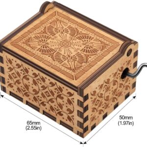 Music box Black addition you are my sunshine - Music Box Hand-Cranked Music Box-B0CG3V9N86