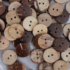 71UG8jJwehL._AC_SL1500_ Colorful 30 pcs 17mm Wooden Sewing Buttons Wood Buttons Apparel Supplies Accessories 2-Holes Vivid (Color: 17 mm)-B0DYFCSKB8