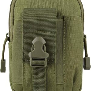 71Wwb3+T0CL._AC_SX569_ Men Waist Pack Bum Bag Pouch Waterproof Tactical Military Sport Hunting Belt Molle Nylon Mobile Phone Bags Travel Tools (ArmyGreen)-B0CYF75DY2