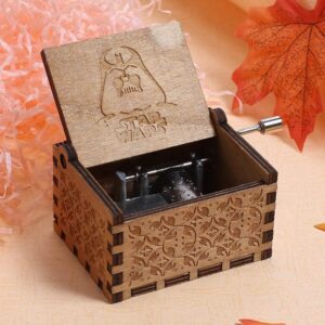 Romely's Gift Store Star Wars Music Box (Wood)-B0831S8SHP