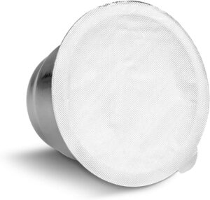 Blingbin Capsules Cup Film, 100pcs Stickers Self Adhesive Aluminum Foil Lids Coffee Capsule Cup Sealed Film-B095CQLLQB