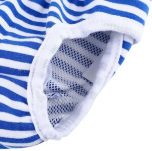 [1 Pcs] Female Dog Shorts Panties Menstruation Underwear Briefs Jumpsuit Pet Physiological Pant Diaper Sanitary Washable Dog Pants (Blue, 2XL, 1, Piece)-B0DVMNV9PY