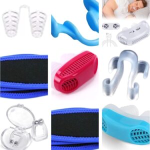 71dzpQczodL._AC_SL1500_ 4 PC - Prevent SnoringNose Congestion Help SleepSnoring DeviceNose Breathing Relieve SnoringAid Nasal Congestion Clip Cure Snoring Tool (White & Silicone, 4 Pair)-B0DY7FN79K