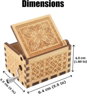 1PCs To My Daughter from Mom & Dad Music Box Gifts Happy Box- Color Edition-B0CTFR9DSC