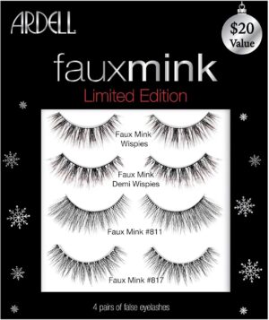 Cluster one set of Faux Mink False Eyelashes, Multipack As Shown-B0DWF6ZMHR