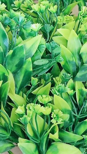 [1PCs -As Shown -18 Green Branches ] Artificial Flower DIY Wedding Colorful Flower Bouquet Plastic Plants Fake Flowers For Garden Porch Window Home Room Table Decor (TU11225)-B0DWT8788R