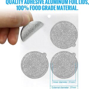 100Pcs Aluminum Lids Seals for esopress Original Line pods Aluminum Foil Film for Capsule Reuse Coffee-B0CF6MVJVF