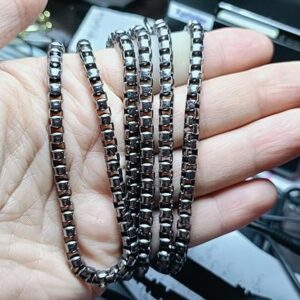 81JitXgYVRL._AC_SY741_ 110 cm Purse Chain Strap, DIY Iron Flat Handbag Chain Strap with Metal Buckles, Shoulder Cross Body Replacement Straps for Women Bag Purse 108 Gram-B0DWQM9DWF