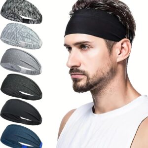 81O2cwTzE7L._AC_SL1500_ 1PCs Sports Headbands For Men Woman Gym Yoga Sweat Hair Bands Soft Elastic Hairbands Stretch Outdoor Sport Sweatbands One Size-B0DVPSMYWX