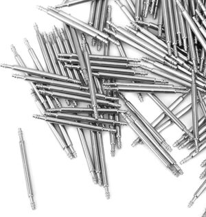 100pcs Stainless Steel Watch Band Spring Bars Strap Link Pins (22 mm) Repair Kit-B0C9NH65QT