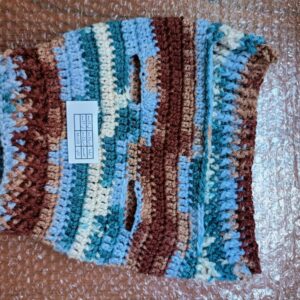 Dog and Cats HandMade Crochet Shirt, (Neck Diameter 16-23 Cm Chest Diameter 23-37 Cm Max Round) Winter Pet Dog Clothes Crochet a winter jacket For Pets-CODE MS100-B0DQQ9KGXM