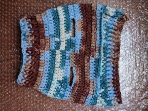 Dog and Cats HandMade Crochet Shirt, (Neck Diameter 16-23 Cm Chest Diameter 23-37 Cm Max Round) Winter Pet Dog Clothes Crochet a winter jacket For Pets-CODE MS100-B0DQQ9KGXM
